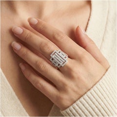 Dazzling 1.23ct Diamond Ring in 14K White Gold