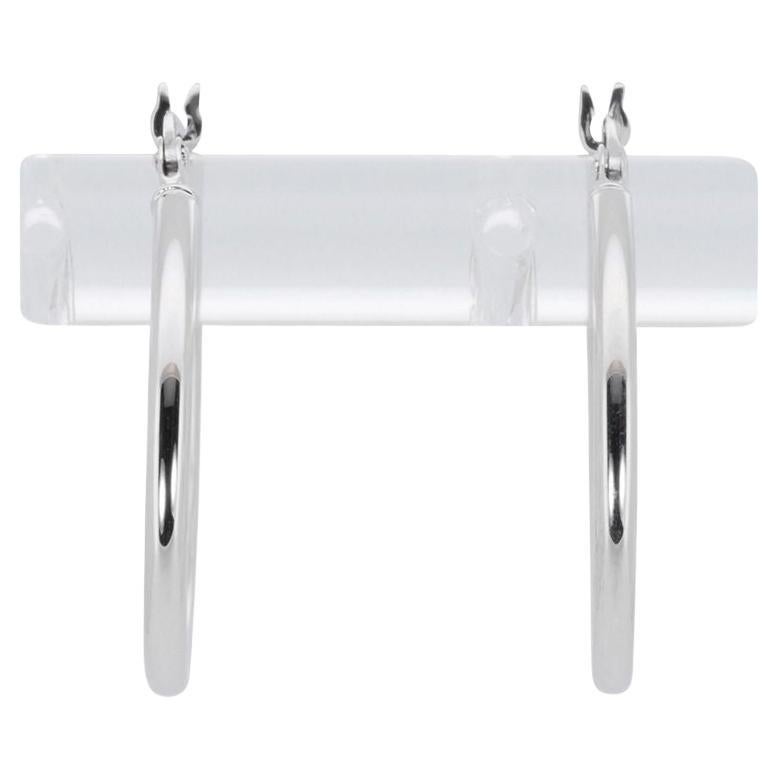C Hoop Brass Earrings