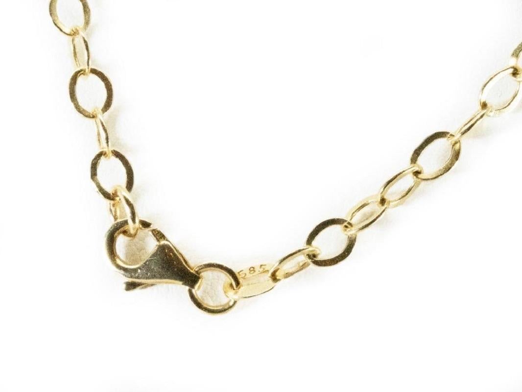 Dazzling 14K Yellow Gold Chain Necklace 1