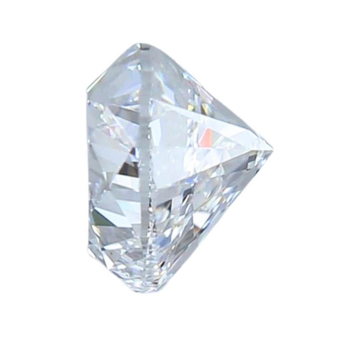 Dazzling 1.50ct Double Excellent Ideal Cut Heart-Shaped Diamond - IGI Certified In New Condition In רמת גן, IL