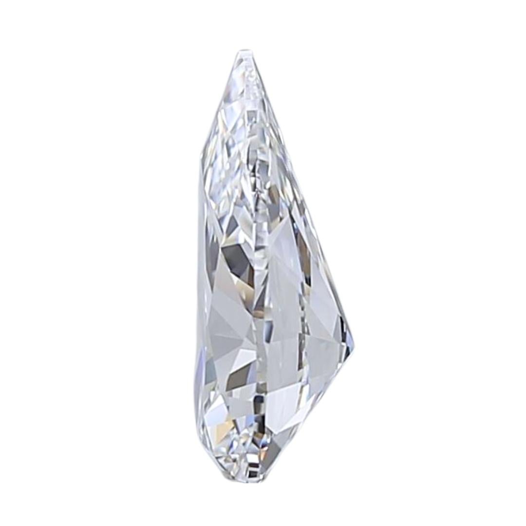 Schillernder 1,50ct Idealschliff birnenförmiger Diamant - IGI-zertifiziert - Spitzenqualität Dif Damen
