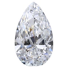 Schillernder 1,50ct Idealschliff birnenförmiger Diamant - IGI-zertifiziert - Spitzenqualität Dif 