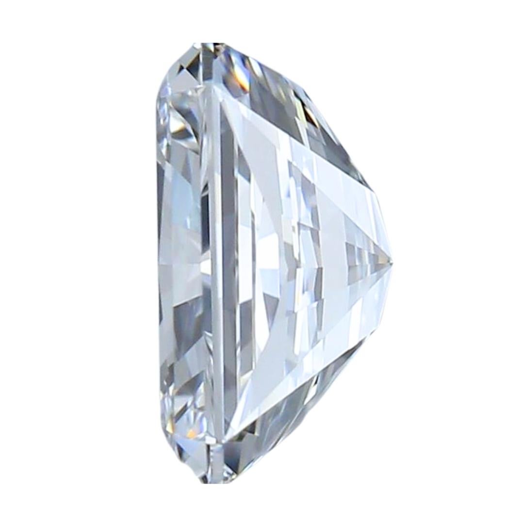Taille radiant Éblouissant diamant taille idéale 1,51 carat, certifié GIA  en vente