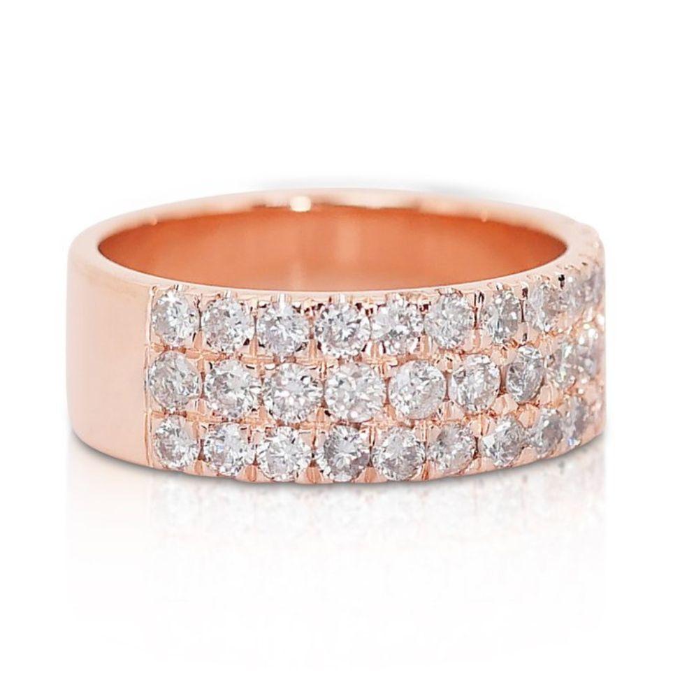 Round Cut Dazzling 1.58ct Round Brilliant Diamond Ring For Sale