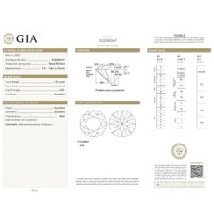 Dazzling 1.74ct Triple Excellent Ideal Cut Round-Shaped Diamond - GIA Certified
