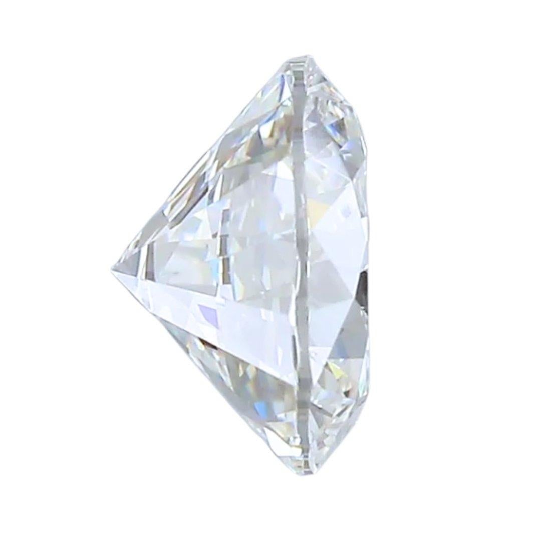 Taglio rotondo Abbagliante diamante rotondo a taglio ideale triplo eccellente da 1.74 carati - certificato GIA in vendita