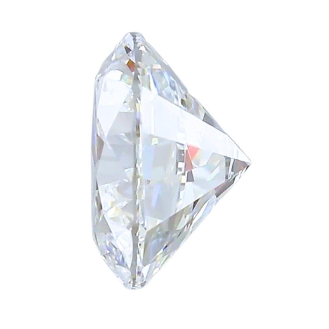 Abbagliante diamante rotondo a taglio ideale triplo eccellente da 1.74 carati - certificato GIA In condizioni Nuovo in vendita a רמת גן, IL