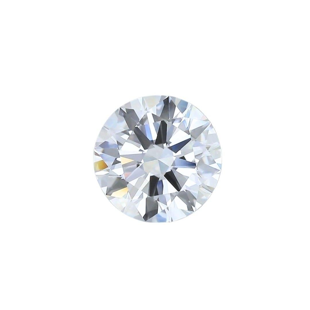 Abbagliante diamante rotondo a taglio ideale triplo eccellente da 1.74 carati - certificato GIA in vendita 2