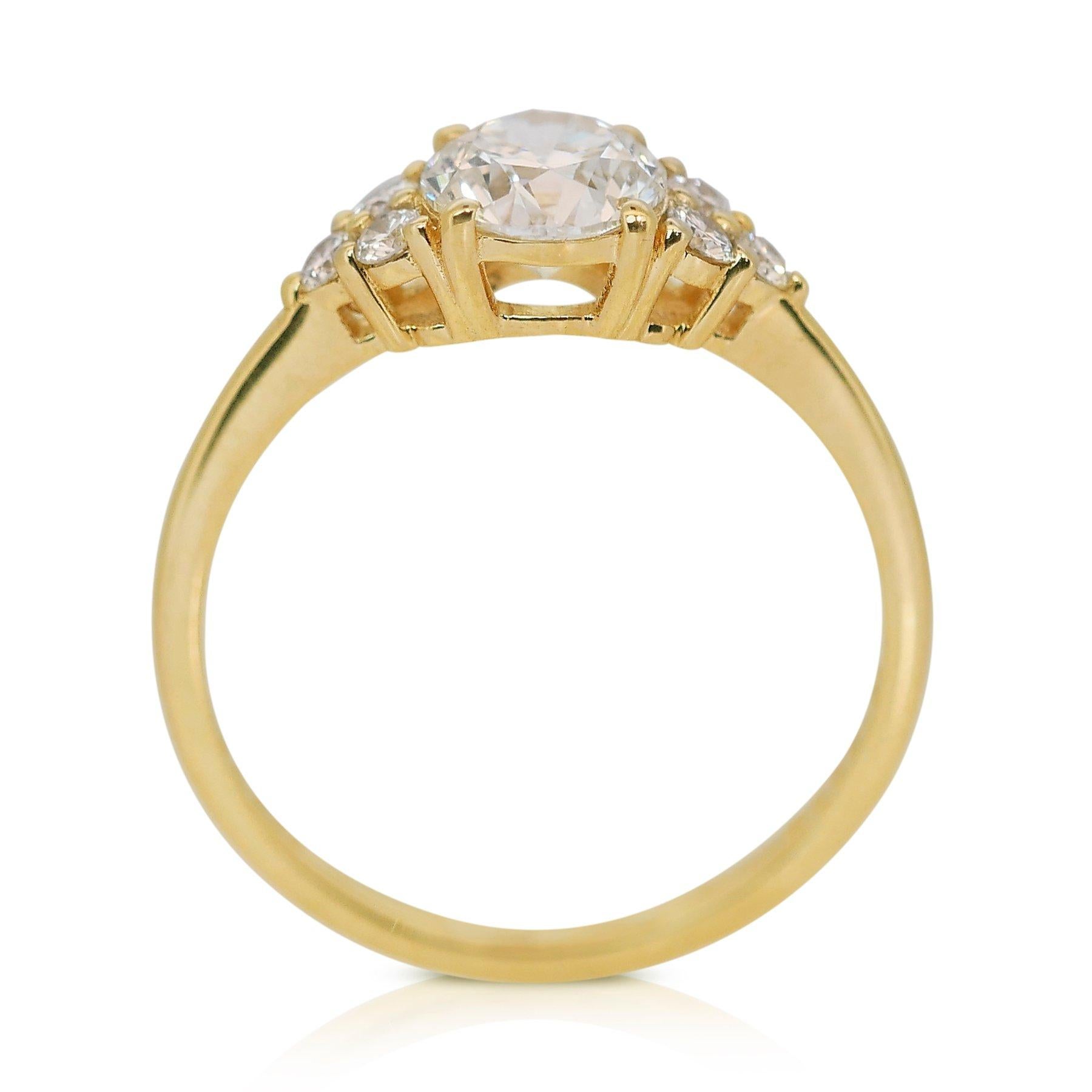 Dazzling 1.88ct Triple Excellent Ideal Cut Diamonds Pave Ring - GIA Certified 3