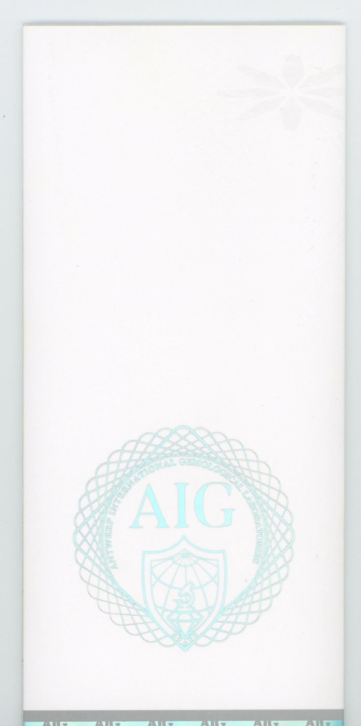 Dazzling 18k White Gold Earring 2.59 Ct. Natural Diamonds AIG Certificate For Sale 4