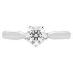 Dazzling  18K White Gold Ring with 0.42 ct Natural Diamonds