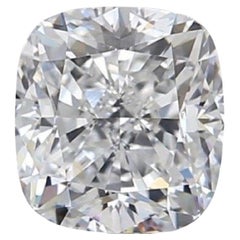 Dazzling 1pc Flawless Natural Diamond with 1.03ct Cushion D IF IGI Certificate