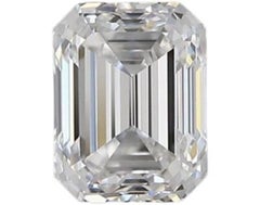 Dazzling 1pc Flawless Natural Diamond with 0.70 Ct Emerald D IF IGI Certificate