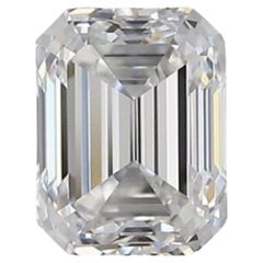 Dazzling 1pc Flawless Natural Diamond with 0.70 Ct Emerald D IF IGI Certificate