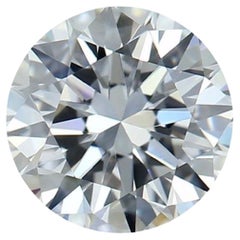 Dazzling 1pc Flawless Natural Diamond with 0.71 ct Round D IF IGI Certificate