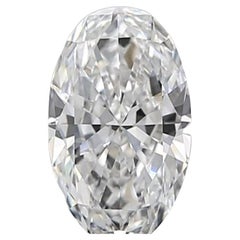 Dazzling 1pc Natural Diamond w/ 0.50ct Oval D IF IGI Certificate