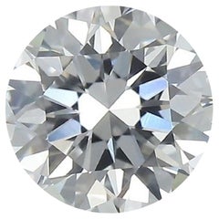 schillernder 1 Stück natürlicher Diamant mit 0,50 Karat rundem Diamanten – D IF IGI-Zertifikat