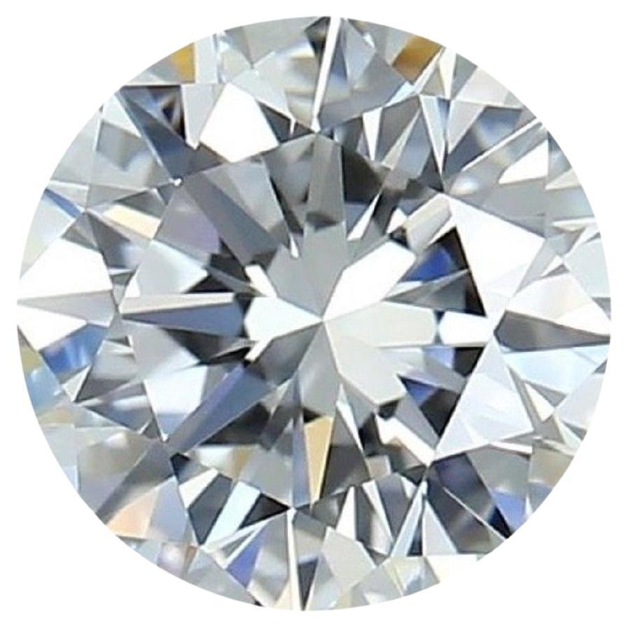 Diamant Naturel 0.9 Carats Certifié GIA - Excellence Cut, Ronde 6.3mm, Clarté VVS1, Couleur D