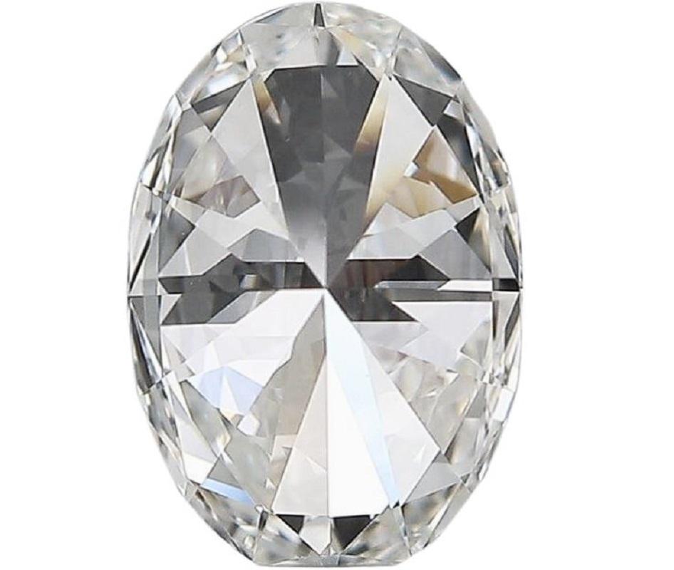 Dazzling 1pc Natural Diamond W/ 0.73 Carat Round Brilliant F If Gia Certificate For Sale 1