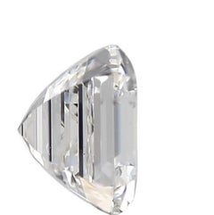 Dazzling 1pc Natural Diamond with 0.77 Carat Asscher Cut F SI1 GIA Certificate