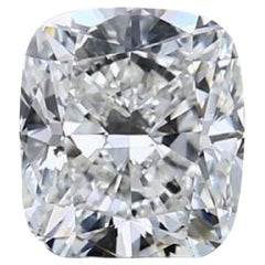 Dazzling 1Pc Natural Diamond w/ 0.80 Carat Cushion F VS1 IGI Certificate