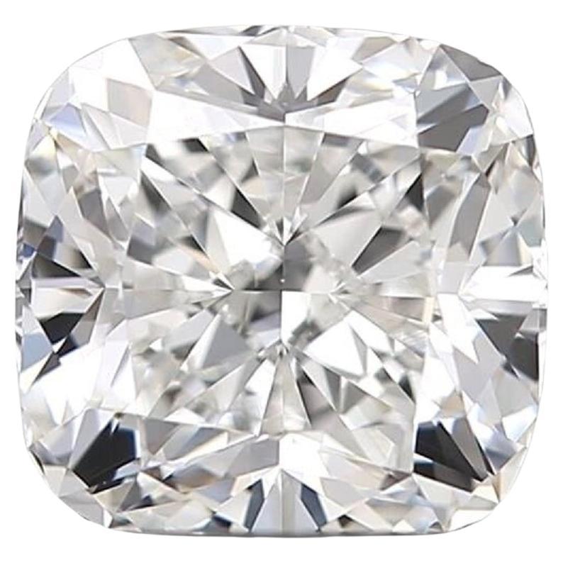 Éblouissant diamant naturel de 1 pce avec 0,81 coussin E VS1 Certificat GIA