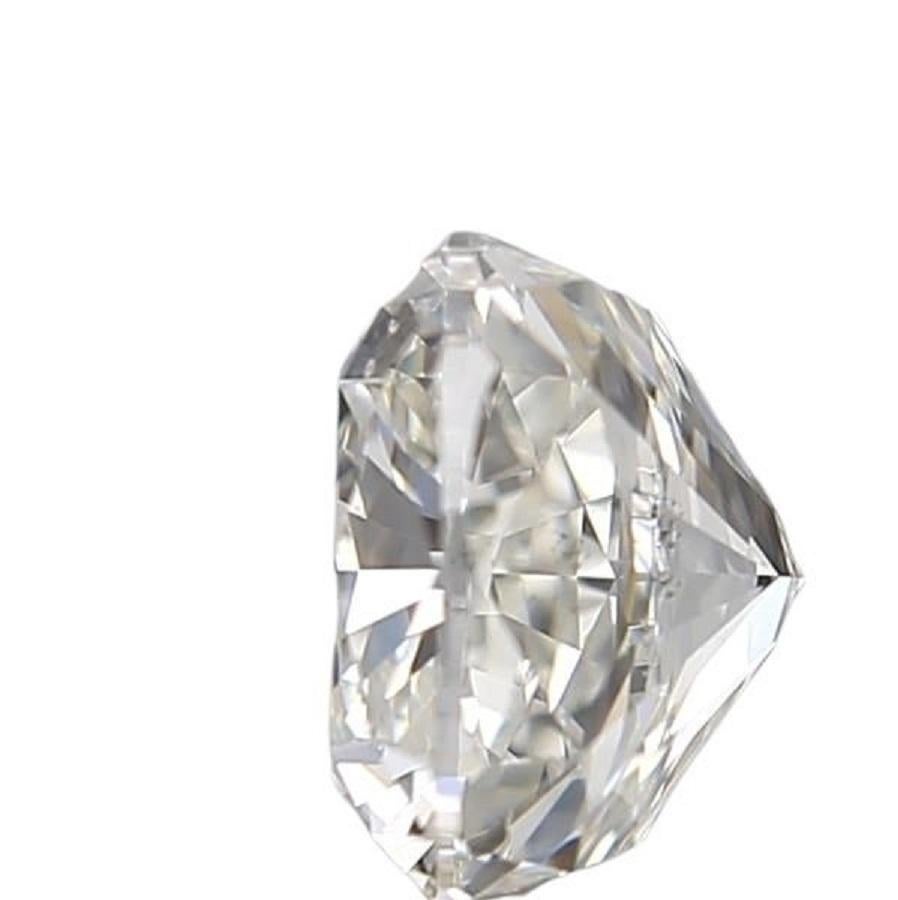 Dazzling 1pc Natural Diamond with 0.91ct Cushion I VS2 GIA Certificate In New Condition For Sale In רמת גן, IL