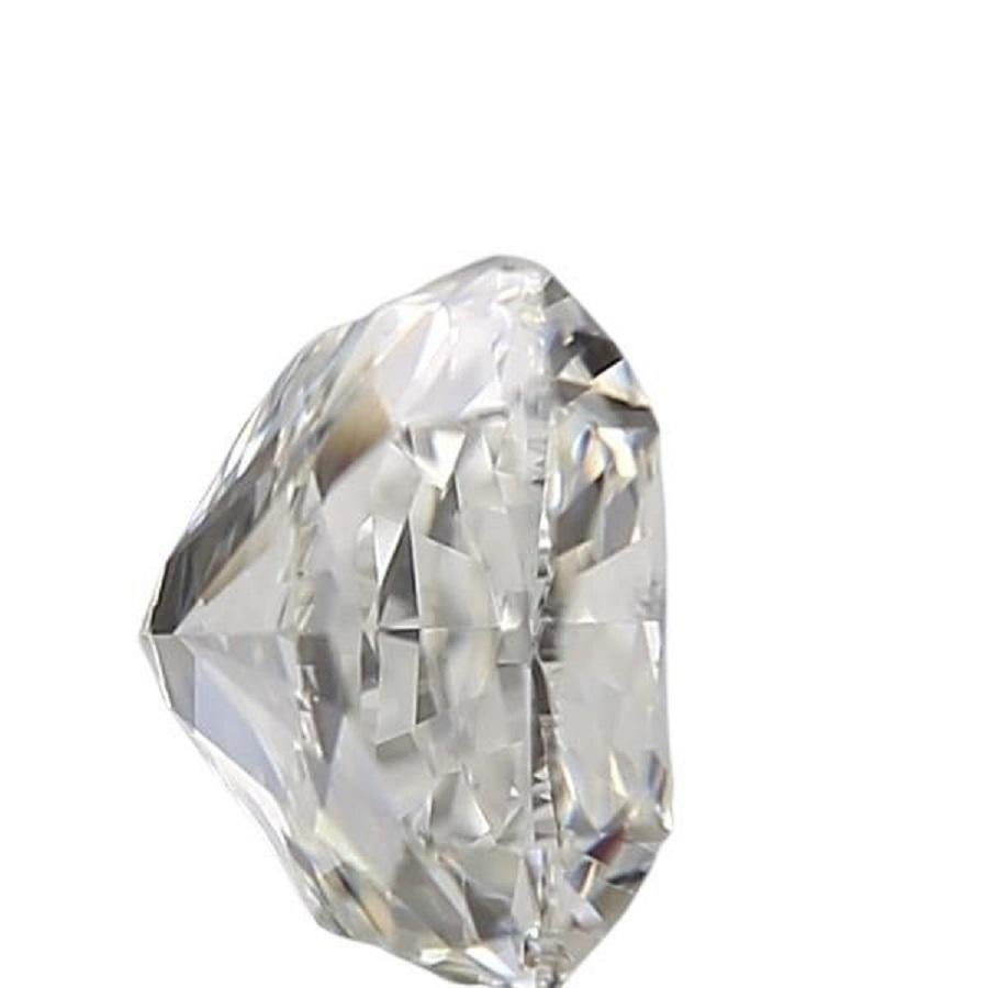 Women's or Men's Dazzling 1pc Natural Diamond with 0.91ct Cushion I VS2 GIA Certificate For Sale