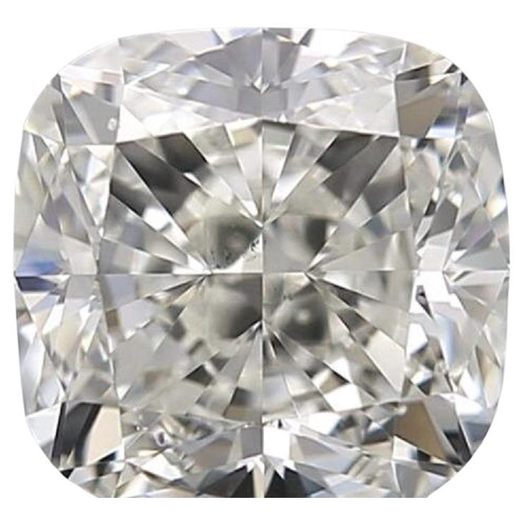 Éblouissant 1 pièce diamant naturel avec coussin de 0,91 carat certifié GIA I VS2