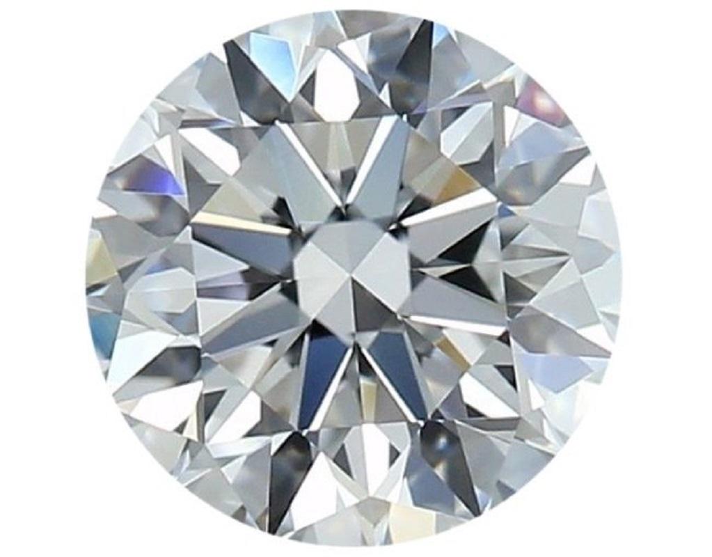 Taille ronde Brilliante 1 pièce Diamant naturel avec 0,91 ct rond brillant G IF Certificat GIA en vente