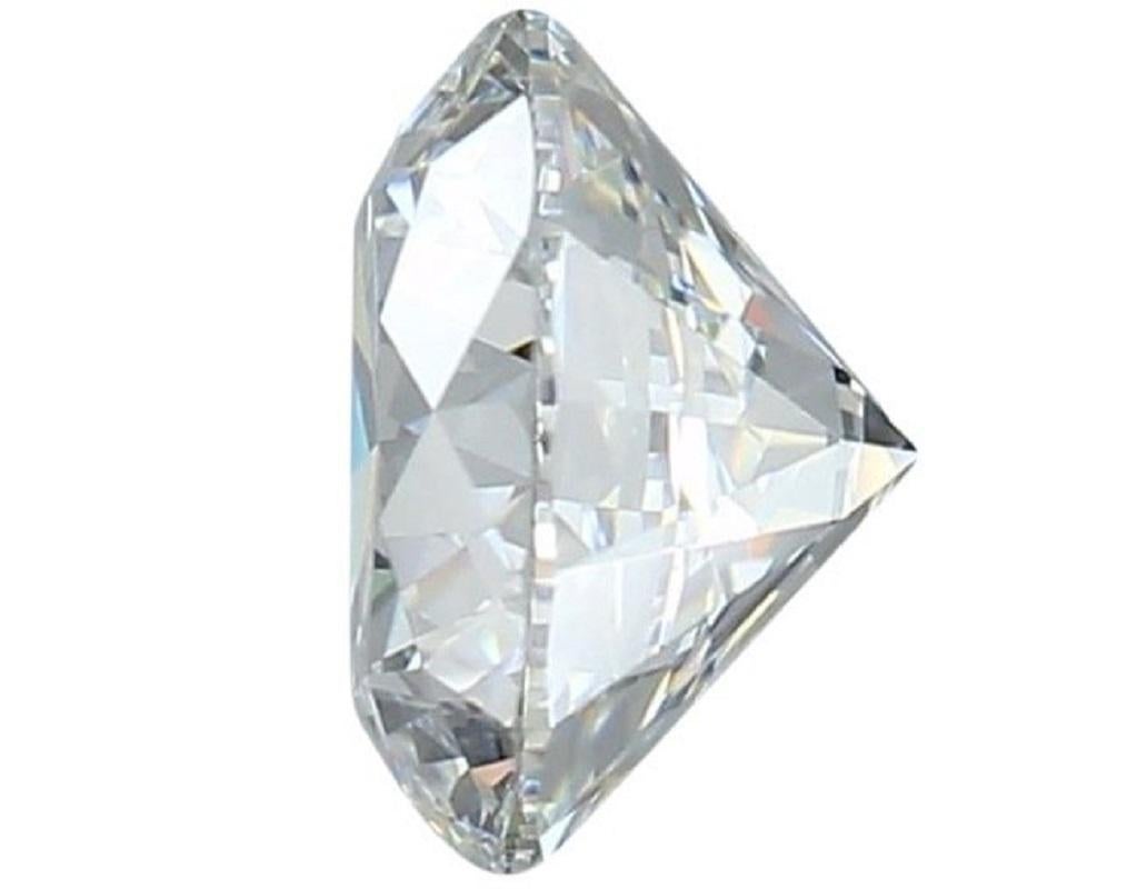 Dazzling 1pc Natural Diamond W/ 0.91 Ct Round Brilliant G IF GIA Certificate In New Condition For Sale In רמת גן, IL
