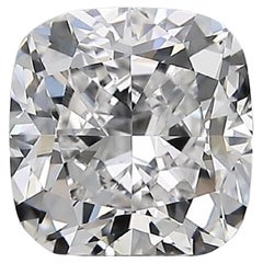 Dazzling 1pc Natural Diamond w/ 0.96 ct square cushion D VS1 IGI Certificate