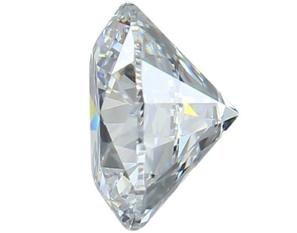 Women's or Men's Dazzling 1pc Natural Diamond w/ 1 Carat Round Brilliant D IF GIA Certificate For Sale