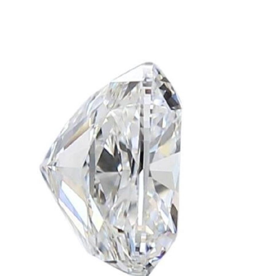 Dazzling 1pc Natural Diamond w/ 1.00 ct Cushion F VVS2 GIA Certificate In New Condition For Sale In רמת גן, IL