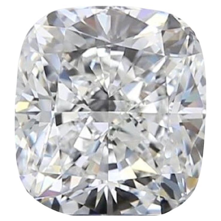 Dazzling 1pc Natural Diamond w/ 1.00 ct Cushion F VVS2 GIA Certificate For Sale