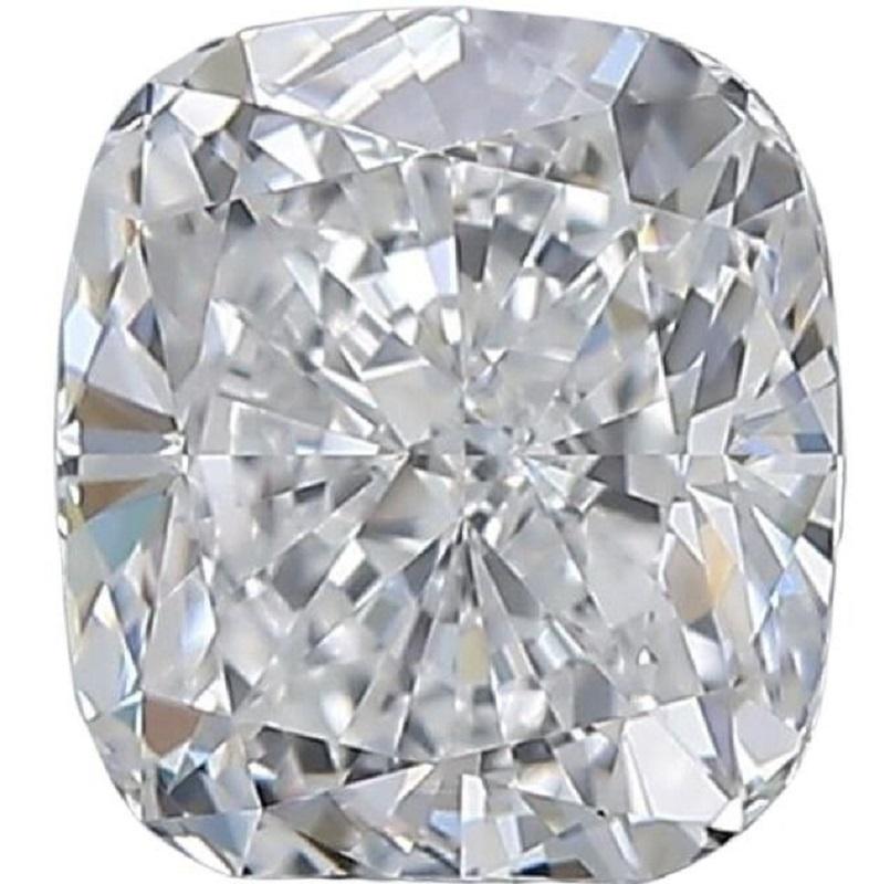 Taille coussin Éblouissant 1 pièce diamant naturel avec 1,01 carat de taille coussin modifié D IF GIA en vente