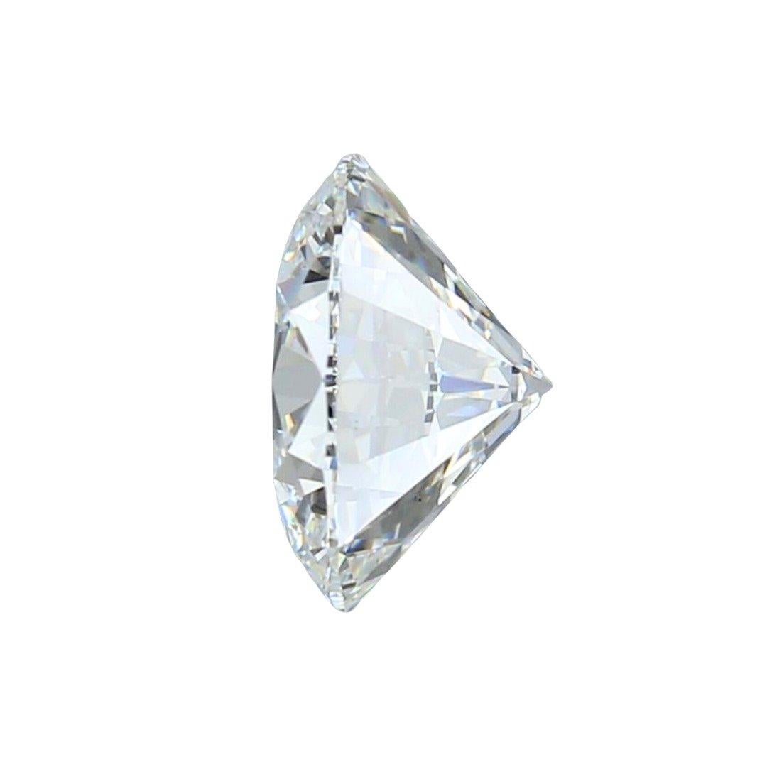 Dazzling 1pc Natural Diamond w/ 1.02 Ct Round Brilliant D VS2 GIA Certificate In New Condition For Sale In רמת גן, IL