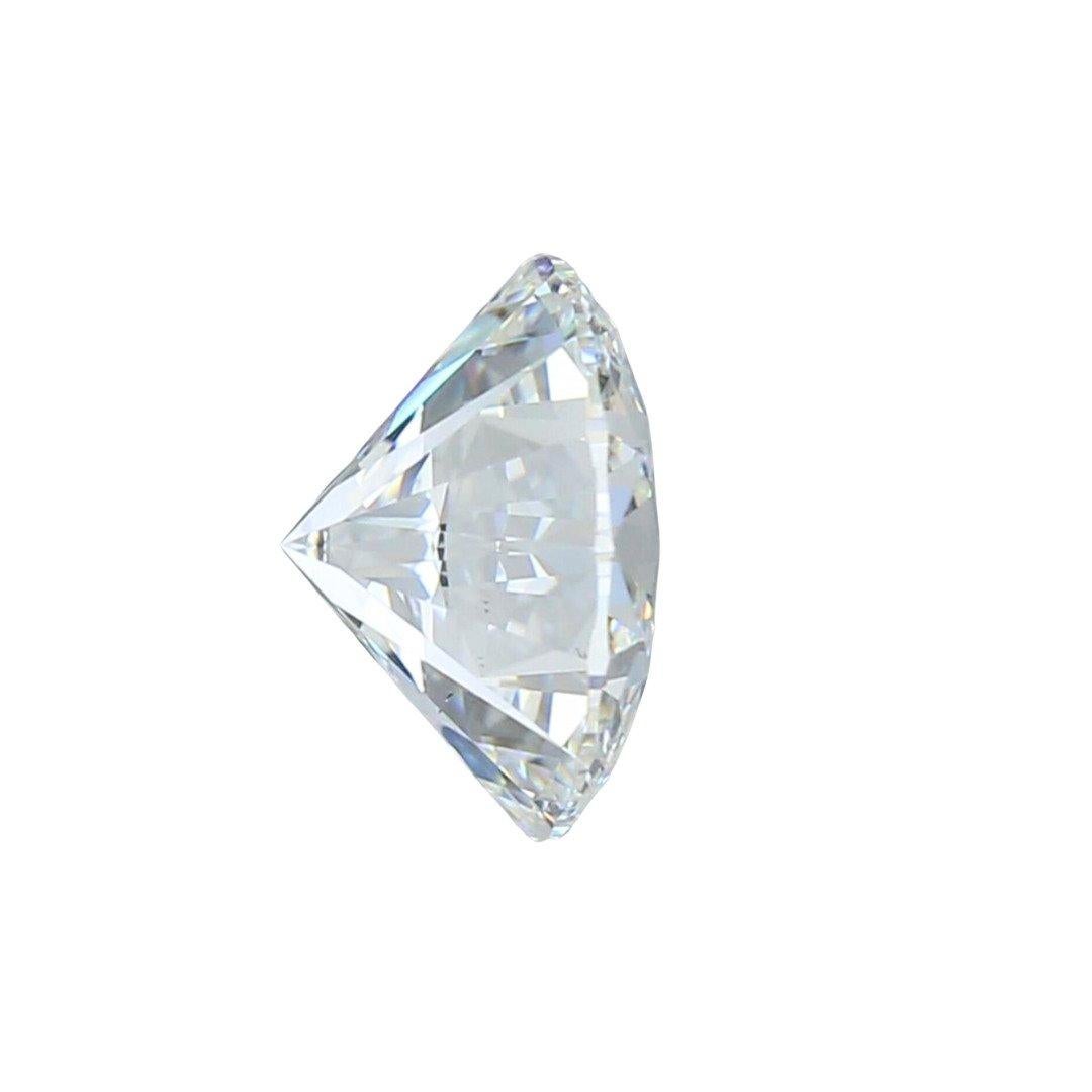 Women's or Men's Dazzling 1pc Natural Diamond w/ 1.02 Ct Round Brilliant D VS2 GIA Certificate For Sale