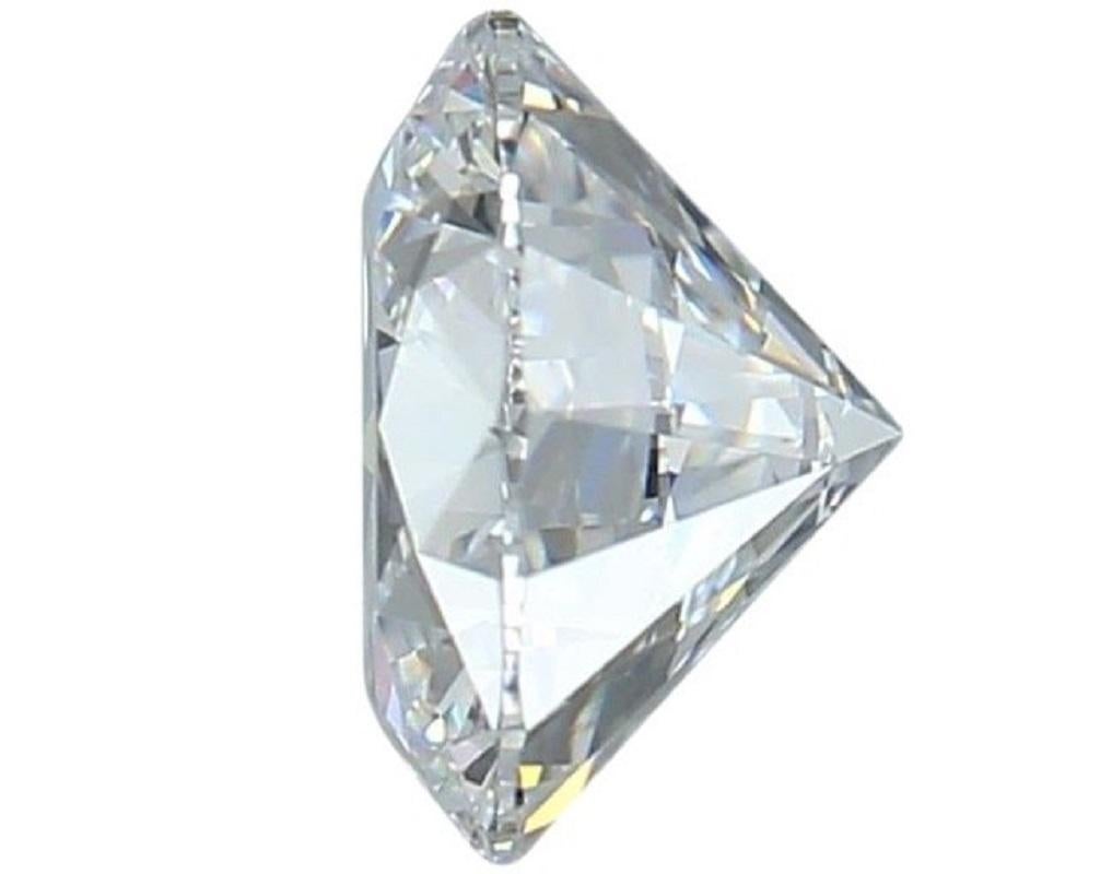 Dazzling 1pc Natural Diamond w/ 1.05 Carat Round Brilliant D IF GIA Certificate In New Condition For Sale In רמת גן, IL