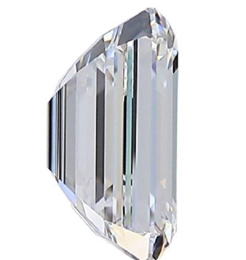 Women's or Men's Dazzling 1pc Natural Diamond w/ 1.5 Ct Round Brilliant D IF GIA Certificate For Sale