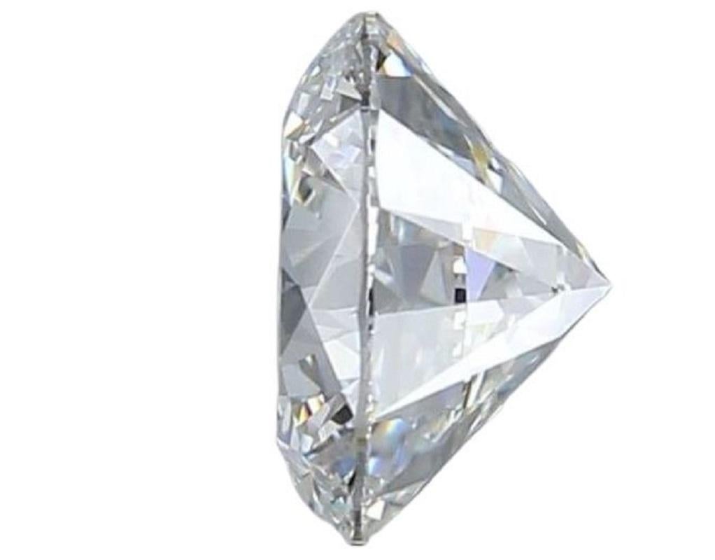 Dazzling 1pc Natural Diamond w/ 1.5 Carat Round Brilliant E IF GIA Certificate In New Condition For Sale In רמת גן, IL