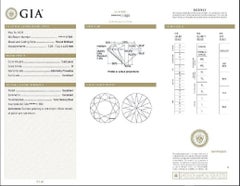 Dazzling 1pc Natural Diamond w/ 1.6 Carat Round Brilliant F IF GIA Certificate