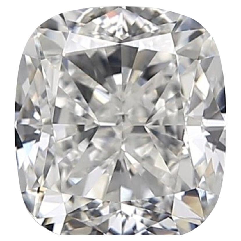 Dazzling 1pc Natural Diamond w/ 1.7ct Cushion Modified Brilliant D IF GIA Cert For Sale