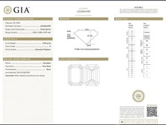 Dazzling 1pc Natural Diamond w/ 2 Ct Emerald Cut E IF GIA Certificate