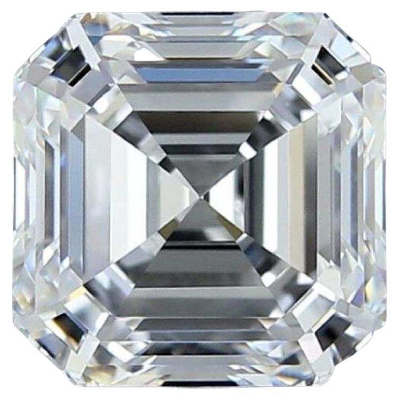 Dazzling 1pc Natural Diamond w/ 2.02 ct Square Emerald Brilliant D VVS1 GIA Cert