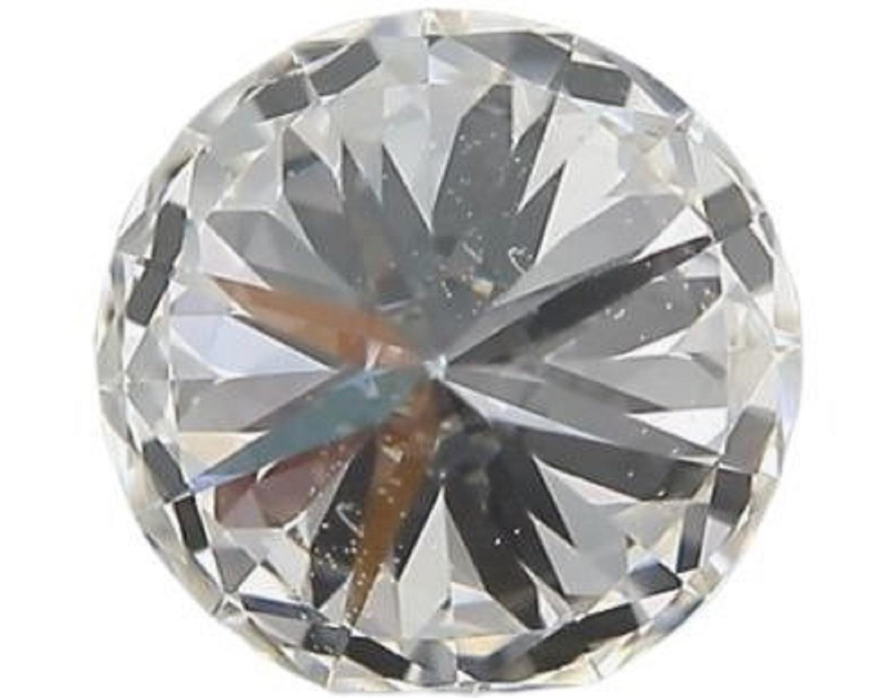 Round Cut Dazzling 1pc Natural Diamond with 0.55 ct Round D IF IGI Certificate For Sale