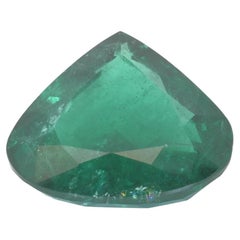 Dazzling 1Pc Natural Emerald w/ 20.87ct Pear Cut GRS Certificate
