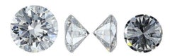 Dazzling 2 Pcs Flawless Natural Diamonds with 1.43ct Round D IF IGI Certificate