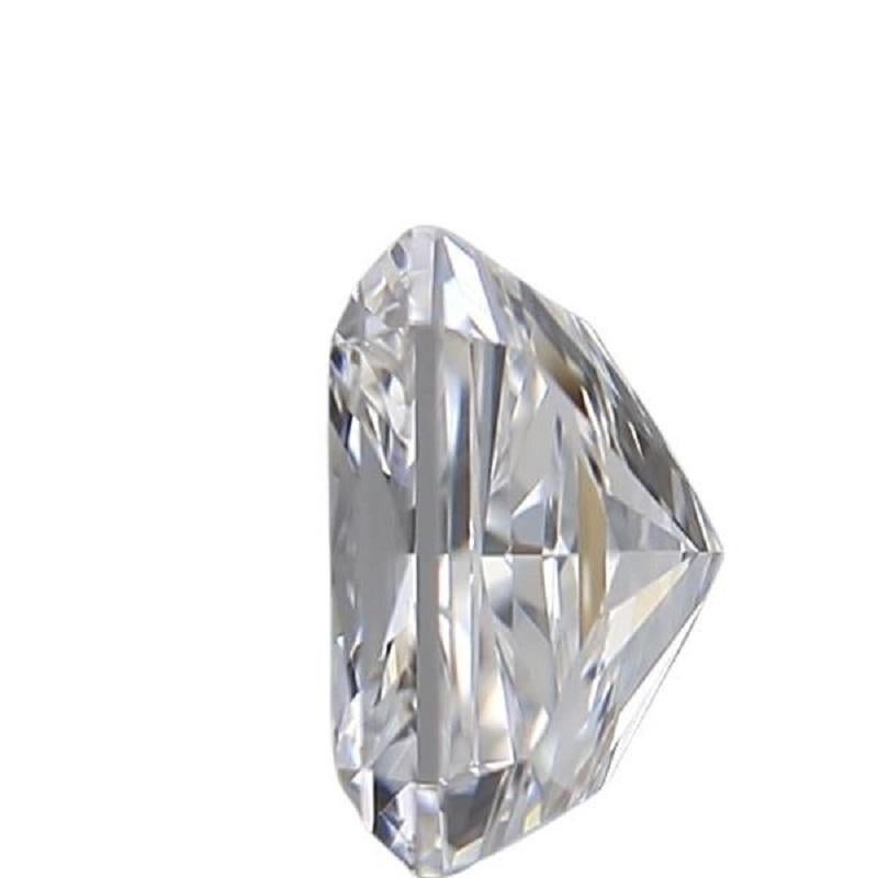 Dazzling 2 pcs Natural Diamonds with 1.41 ct Radiant D VVS1 GIA Certificate For Sale 6