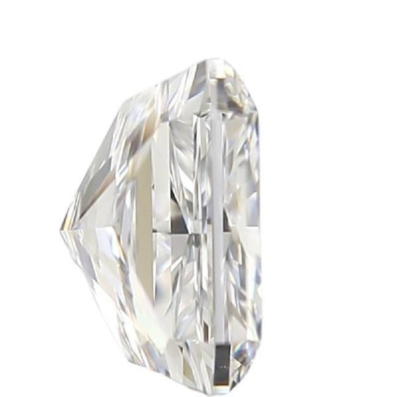 Dazzling 2 pcs Natural Diamonds with 1.41 ct Radiant D VVS1 GIA Certificate For Sale 1
